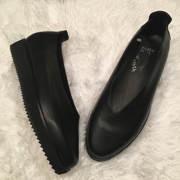 platform flats black